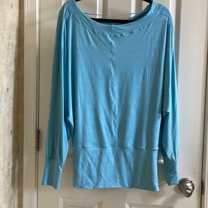 Super cute free people top. Like new worn once size medium blue